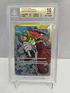 2023 ONE PIECE PILLARS OF STRENGTH #Op03-122 SOGEKING SEC Holo Foil Card BGS 10 - Picture 1 of 1