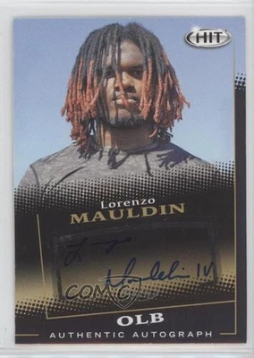 2015 Sage Hit Auto Black Lorenzo Mauldin #A49 Rookie Auto RC - Image 1 of 2