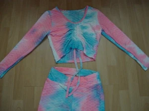 Sport Fitness Freizeit Set Leggings Shirt ungetragen Gr. M 38 2-1 - Bild 1 von 8