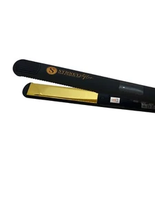 Sydney Styler Hair Straightener, Pro Salon Quality Black & Gold Plates 230°C - Picture 1 of 10