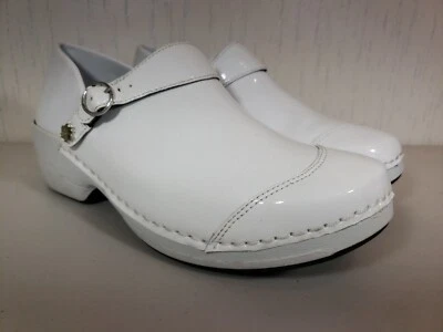 Zuecos Rocky 4eur suela charol blanco antideslizantes antideslizantes para mujer 39 8,5 Foto 1 de 4