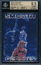 MICHAEL JORDAN 1996-97 UPPER DECK SMOOTH GROOVES BGS 9.5 GEM MINT CARD #SG8!