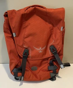 Osprey Flap Jack Day Pack Backpack Multi Pocket Hiking Laptop Bag Burnt Orange - Picture 1 of 13