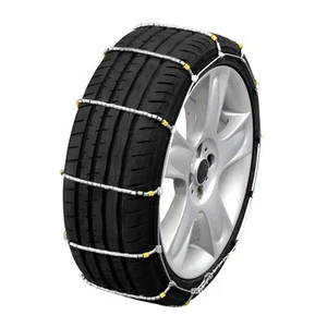 New Pair Quality Cobra Cable ® 1042 Ladder Tire Snow Chains With Tighteners - Picture 1 of 4