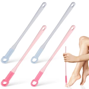 4 Pcs Foot Brush Shower and Back Scrubber Baby Elderly Feet Cleaner - Bild 1 von 11