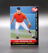 1993 Post Cereal CAL RIPKEN JR Food Issue Card #9 Baltimore Orioles