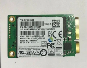 Disques SSD mSATA 500 Go grandes marques - Photo 1/2