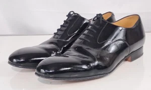 Genuine Surplus British Mens Mess Dress Shoes Formal Black Leather Grade 1 (2410 - Picture 1 of 7