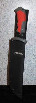 Camillus Machete w/ Sheath - Camping Knife, Serrated Back, 10" Blade, 6" Handle - Image 1 of 4