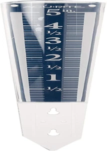 Acurite 5" Kapazität leicht ablesbare Vergrößerung Acryl, blau (00850A3) Regenmesser - Bild 1 von 12