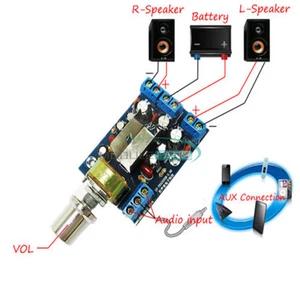 Placa Amplificadora de Audio TEA2025B 2.0 Estéreo Doble Canal 3W + 3W AMP AC5-9V DC5-12V - Imagen 1 de 9