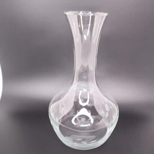 Princess House Heritage Etched Crystal Wine Carafe Decanter 8.5” used - Picture 1 of 5