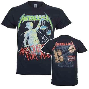 Metallica T Shirt Official And Justice For All Black New S M L XL XXL - Picture 1 of 49