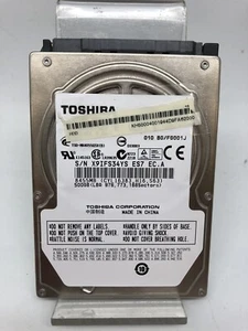 Internal Hard Drive 2,5 Inch HDD 500GB Toshiba Model MK5055GSX Used - Picture 1 of 5