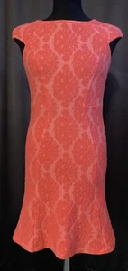 Yoana Baraschi Coral Embroidered Stretch Fit & Flare Dress Size Small - Picture 1 of 13