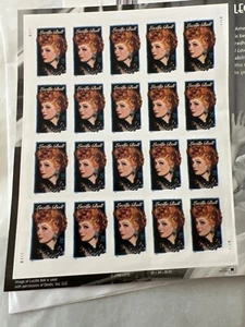 Siehe Fotos. Briefmarken 2001 US Scott 3523 LUCILLE BALL Legends of Hollywood Blatt 20 - Bild 1 von 4