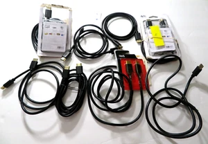 8 General Electric 33574 6 Feet & 4 Feet Gold HDMI Cable  in distressed Packages - Picture 1 of 4