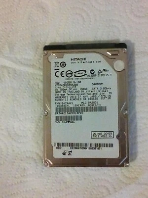 160GB HDD - Hitachi 5K500-160 160GB 5400 RPM 2.5" SATA Laptop Hard Drive vintage - Immagine 1 di 4
