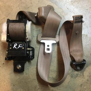 90-93 1992 MAZDA B2000 B2200 B2600 RIGHT PASSENGER FRONT SEAT BELT TAN EXT CAB - Picture 1 of 2