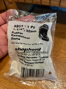 Shepherd Products 1 1/4" 32 mm Gummi Stuhlbein Spitzen NEU Kautschuk Goma SCHWARZ - Bild 1 von 1