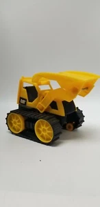 Caterpillar 6 Inch Construction Yellow Truck Backhoe CAT plastic toy  - Picture 1 of 12