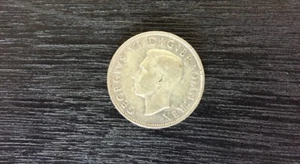 U.K Britania SILVER COIN- 2 Shillings 1946 Rare Collectible Money - Picture 1 of 2