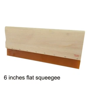 6" Screen Printing Squeegee Silk Press Ink Scraper 70D Shirt Press Tools - Picture 1 of 4