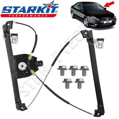 Mécanisme lève-vitre électrique avant gauche PEUGEOT 607 00-11 PHASE 1 ET 2 - Photo 1/3