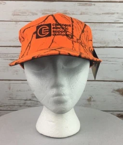 Advantage Mezzaluna in legno alimentazione elettrica arancione mimetico berretto da baseball snapback NUOVO - Foto 1 di 11