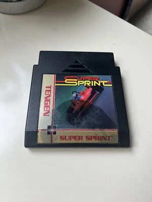 Sistema de entretenimento Super Sprint Nintendo cartucho NES testado apenas funcionando - Imagem 1 de 4