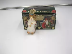 Rata de Navidad del Viejo Mundo 2015 adorno de vidrio 3,5" - Imagen 1 de 7