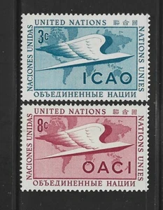 O.N.U. (Nueva York). Año: 1955. Tema: AVIACION CIVIL INTERNACIONAL. - Imagen 1 de 1