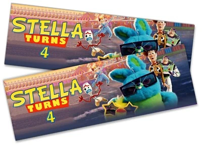 X2 специализированный баннер на день рождения игрушка история дети ребенок вечеринок украшения постер 3 - Изображение 1 из 4