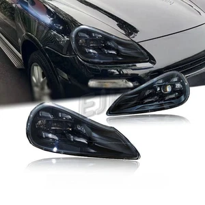 Pair Matrix LED Headlights DRL Assembly Upgrade For Porsche Cayenne 957 07-10 - Bild 1 von 4