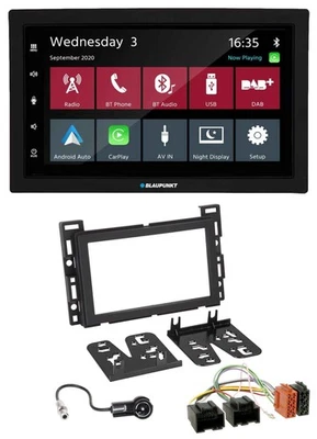 Blaupunkt DAB Bluetooth USB MP3 2DIN Autoradio für Chevrolet Opel GT 07-09 - Bild 1 von 4