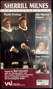 Sherrill Milnes All-Star Gala VHS 1985 Opera Performances Hosted Burt Lancaster - Picture 1 of 3