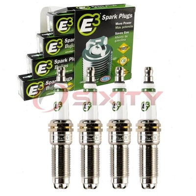 4 pc E3 Spark Plugs for 1995-2000 Mercury Mystique 2.0L L4 Ignition Wire jw - Image 1 of 4