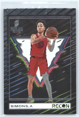 2023-24 Panini Recon Anfernee Simons Portland Trail Blazers #105 - Image 1 of 2