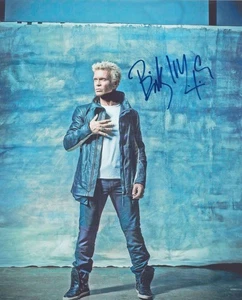 Billy Idol handsigniertes Autogramm Farbfoto 8x10 mit COA - Bild 1 von 5