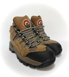 Red Wing Irish Setter Womans Sz 7.5B Two Harbors Work Boots Safety Toe Waterpro - Picture 1 of 11