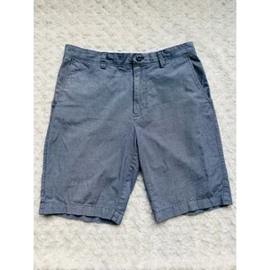 J. Crew Mens Cotton Chambray Heather Gray Flat Front Shorts Size 32 - Picture 1 of 10