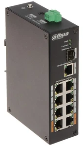 Dahua switch PoE 8 camera dh-pfs3110-8et-96 + Cisco MGBSX1 SFP mini-GBIC - Photo 1/2