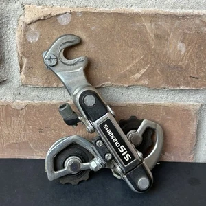 Shimano SIS Rear MTB Derailleur RD-TY20A Silver Long Reach 6 Speed, - Picture 1 of 8