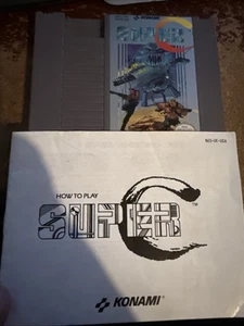 Super C (Contra 2) 1990 Nes Nintendo Cartucho Manual Funda Probado y Funcionando - Imagen 1 de 3