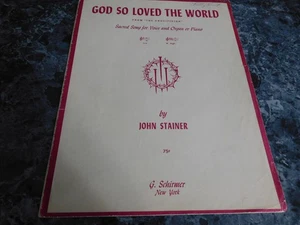 Gott liebte die Welt Hohe Stimme von John Stainer - Bild 1 von 1