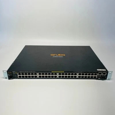 HP Aruba 2530-48 J9778A 48 Port 10/100 Switch with 2 x 1GB Uplinks - Image 1 of 4