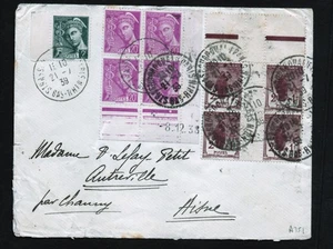 + sup LETTRE MILLESIME ORPHELINS / TRES BEL AFFRANCHISSEMENT / XA351 - Imagen 1 de 2