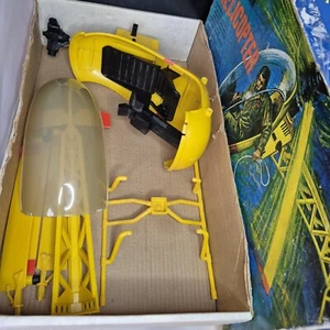 1973 GI Joe Adventure Team Helicopter And Box Vtg Near complete Button works - Bild 1 von 20