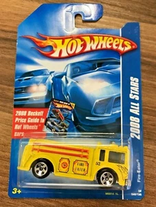 Hot Wheels Fire-Eater #048 HW ‘08 All Stars Yellow VHTF! - Picture 1 of 1