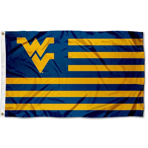 West Virginia Mountaineers WVU Flag for Alumni Nation Cover